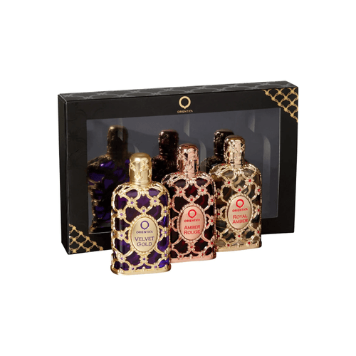 AMBER ROUGE COFFRET (EDP 30ML + ROYAL AMBER EDP 30ML + VELVET GOLD EDP 30ML)